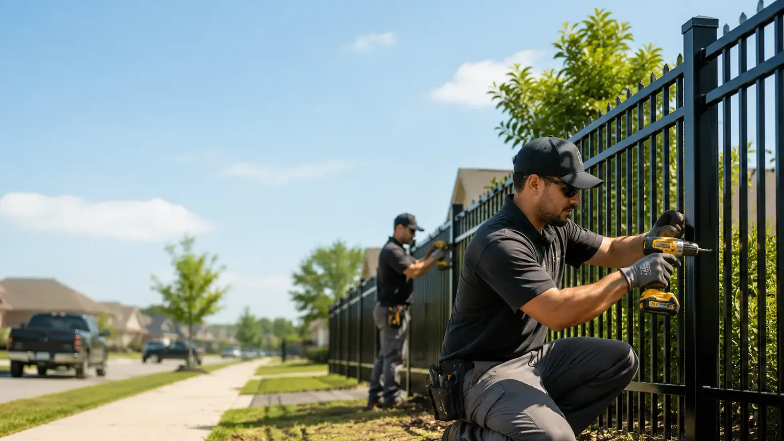 Metal Fence Installation in Concord, IL